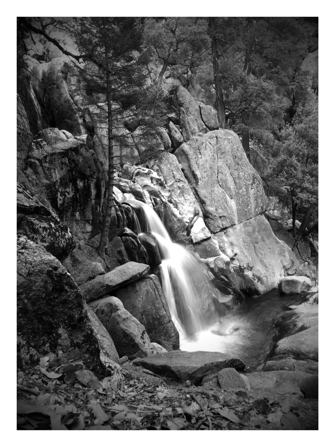 Waterfall, long exposure shot
