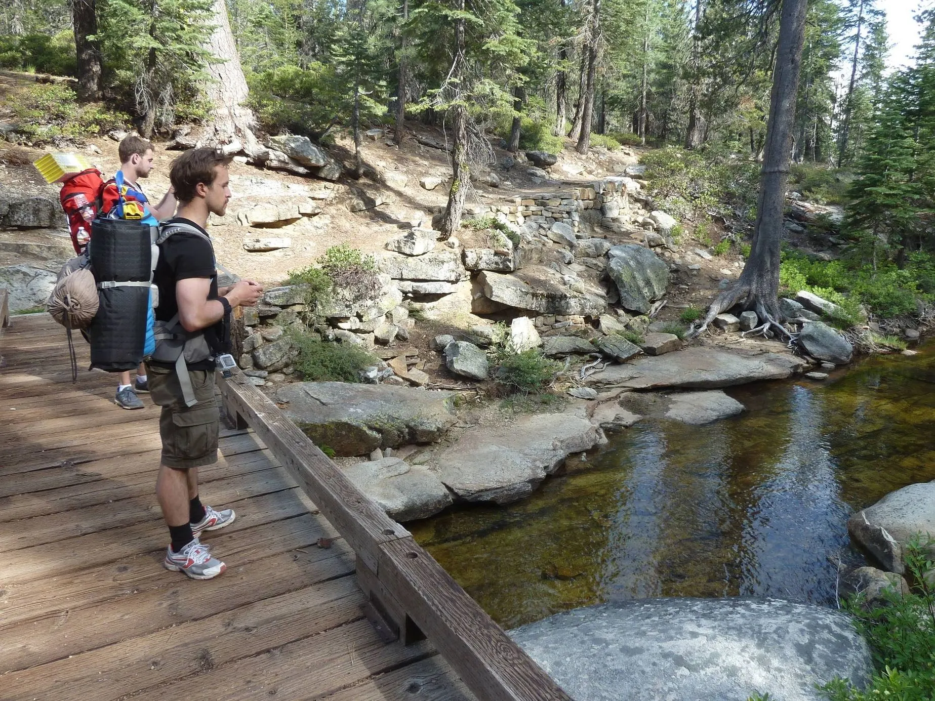 On a bridge