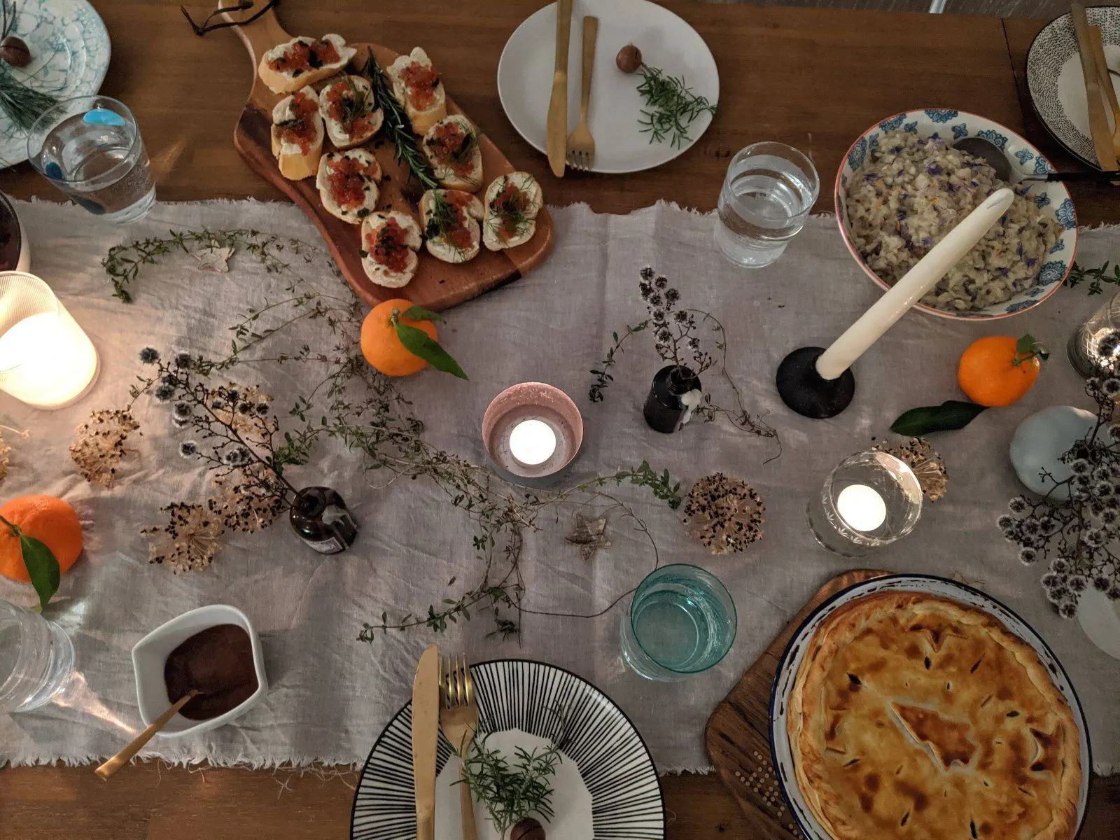 Amazing vegan Christmas dinner