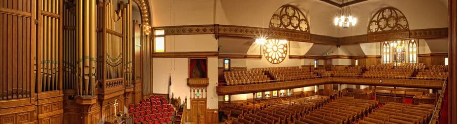 Trinity United Methodist Church -- Organ and interior